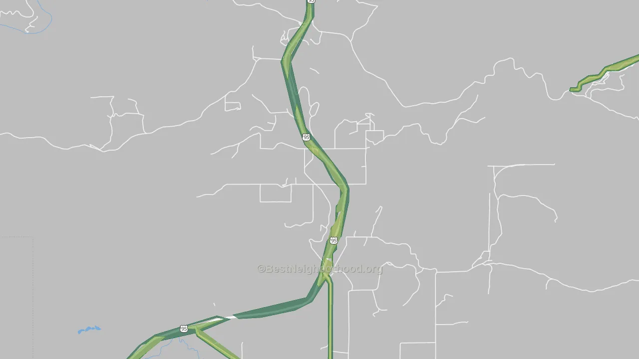 83643, ID Map of Noise Levels in 83643