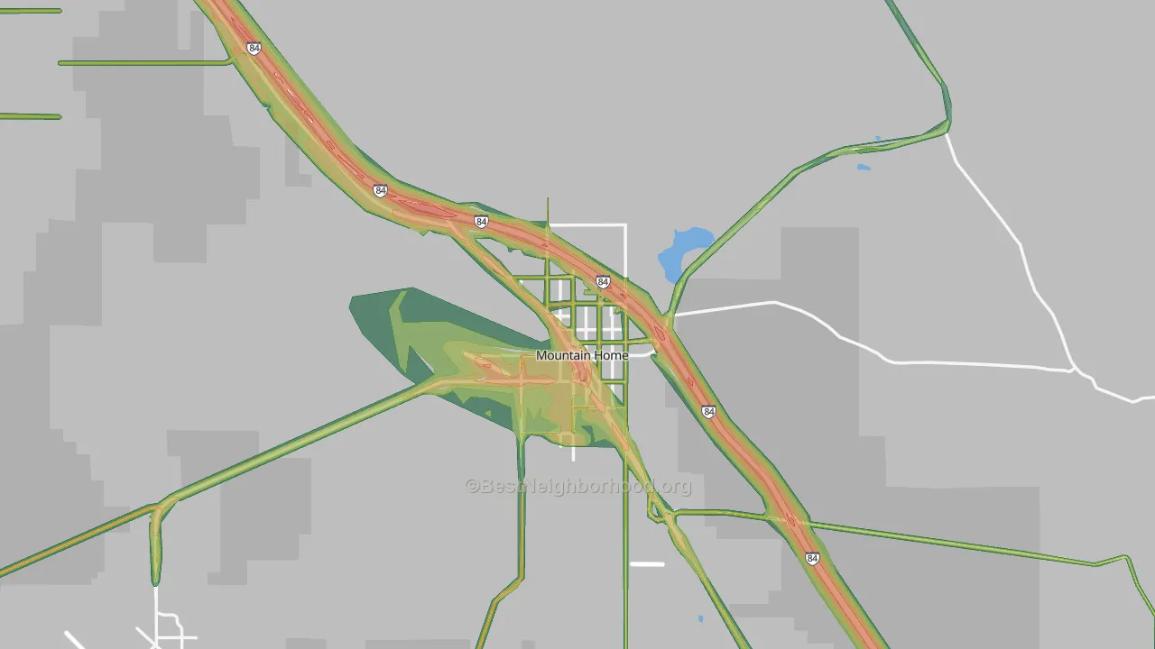 83647, ID Map of Noise Levels in 83647