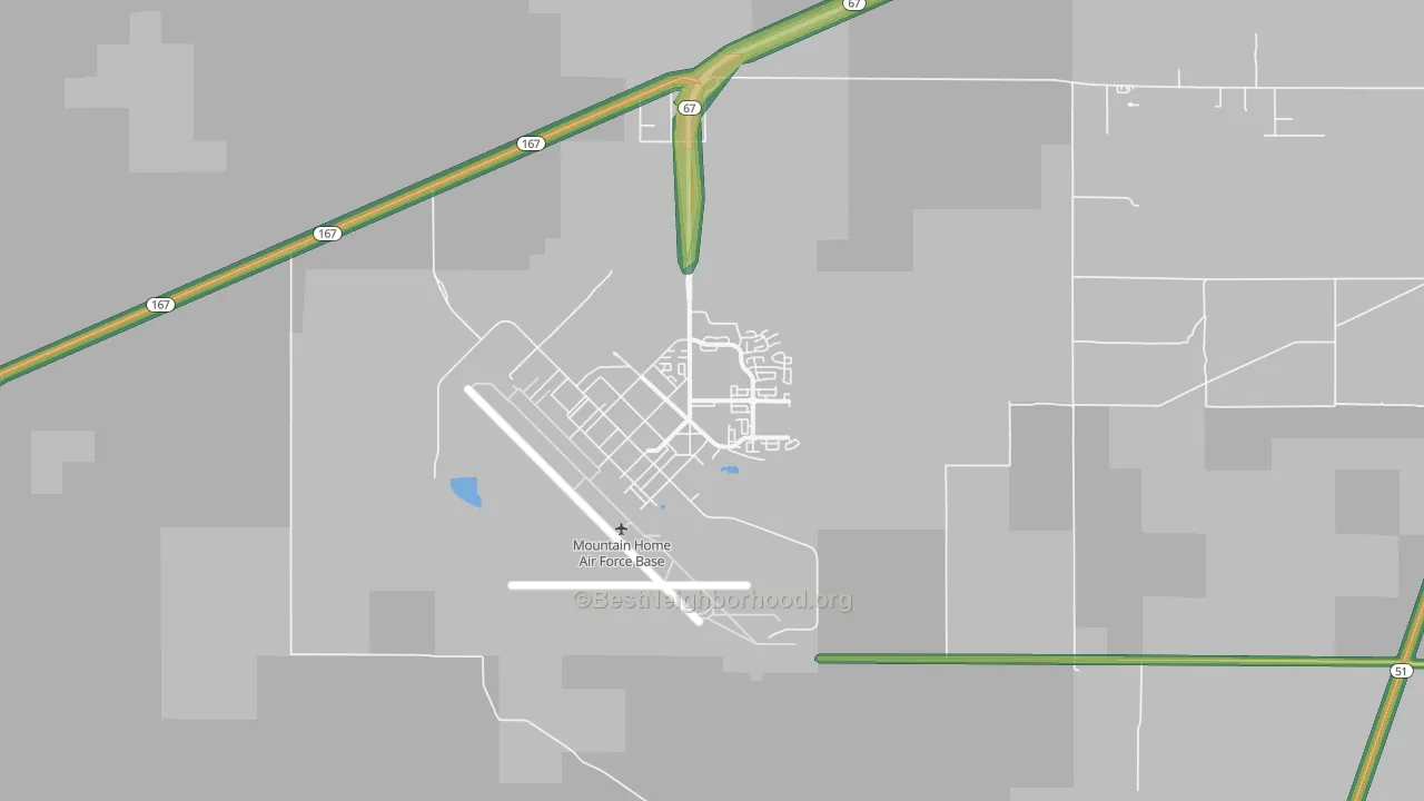 83648, ID Map of Noise Levels in 83648