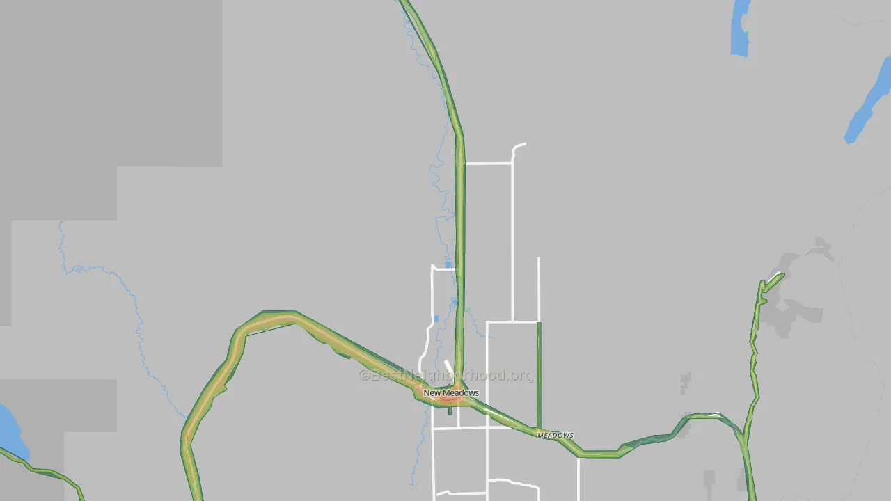 83654, ID Map of Noise Levels in 83654