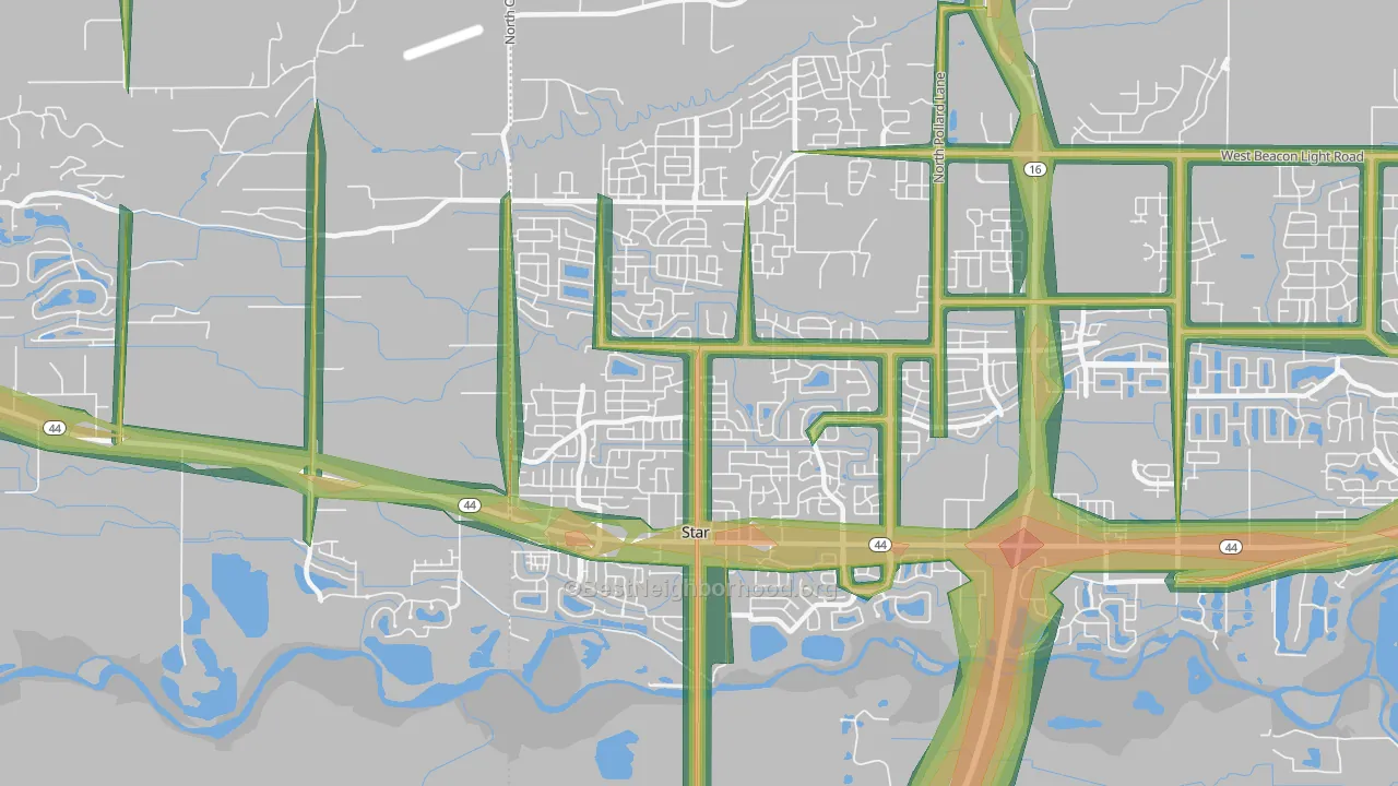 83669, ID Map of Noise Levels in 83669