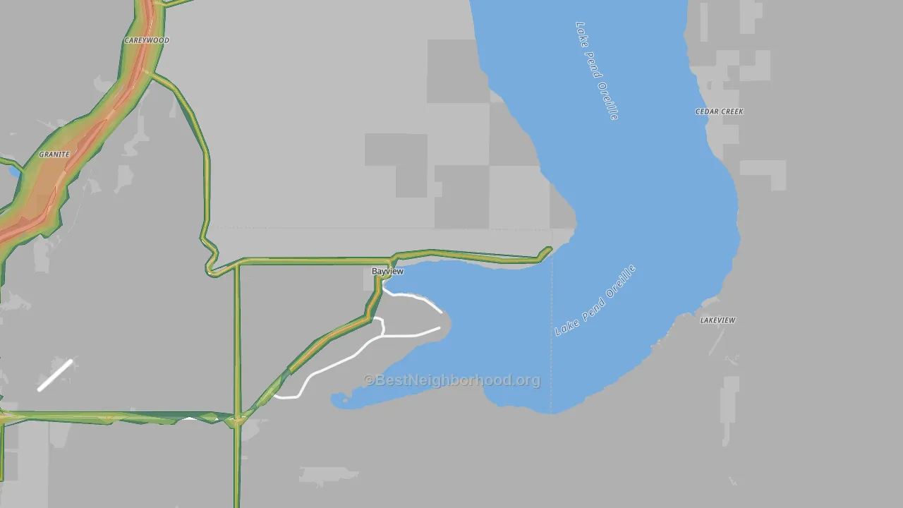 83803, ID Map of Noise Levels in 83803