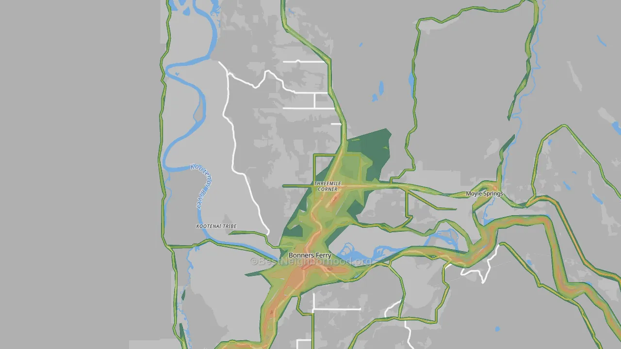 83805, ID Map of Noise Levels in 83805