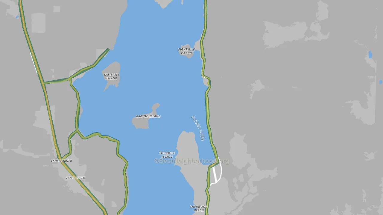 83821, ID Map of Noise Levels in 83821