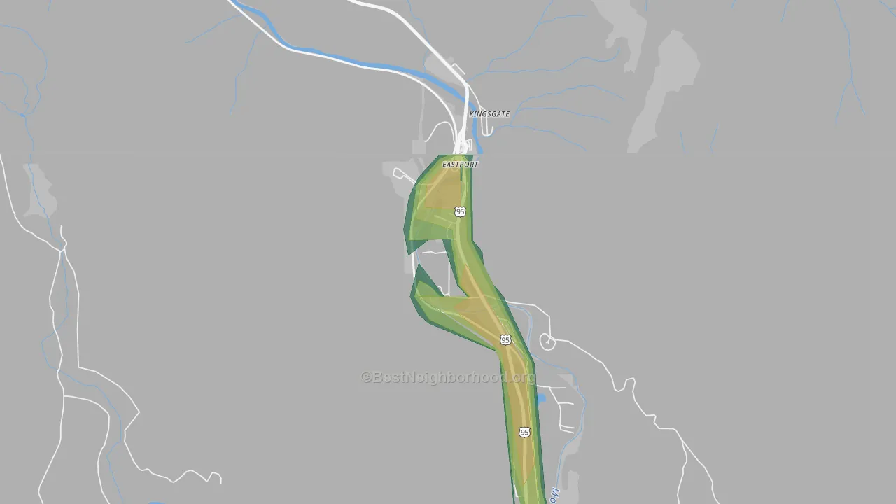 83826, ID Map of Noise Levels in 83826