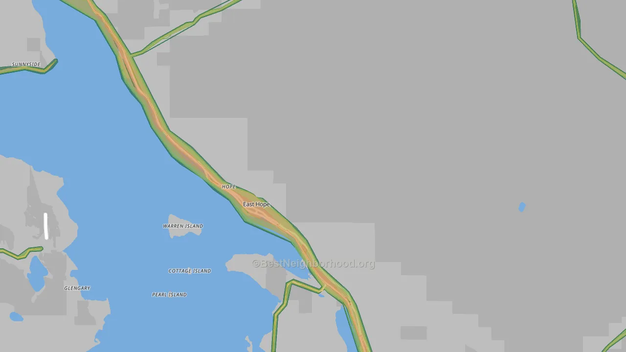 83836, ID Map of Noise Levels in 83836