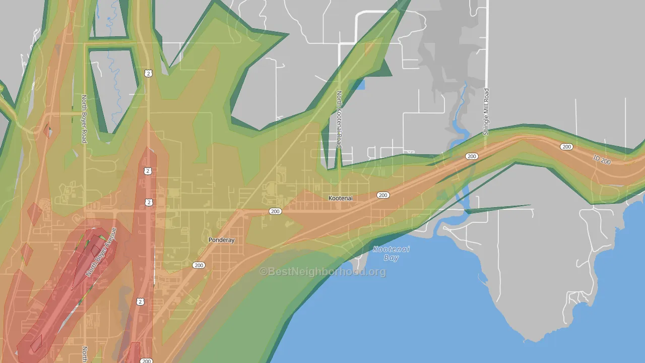 83840, ID Map of Noise Levels in 83840