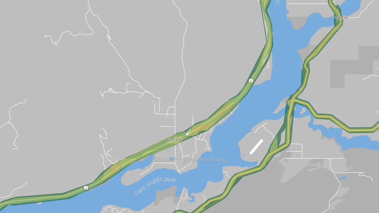 83841, ID Map of Noise Levels in 83841