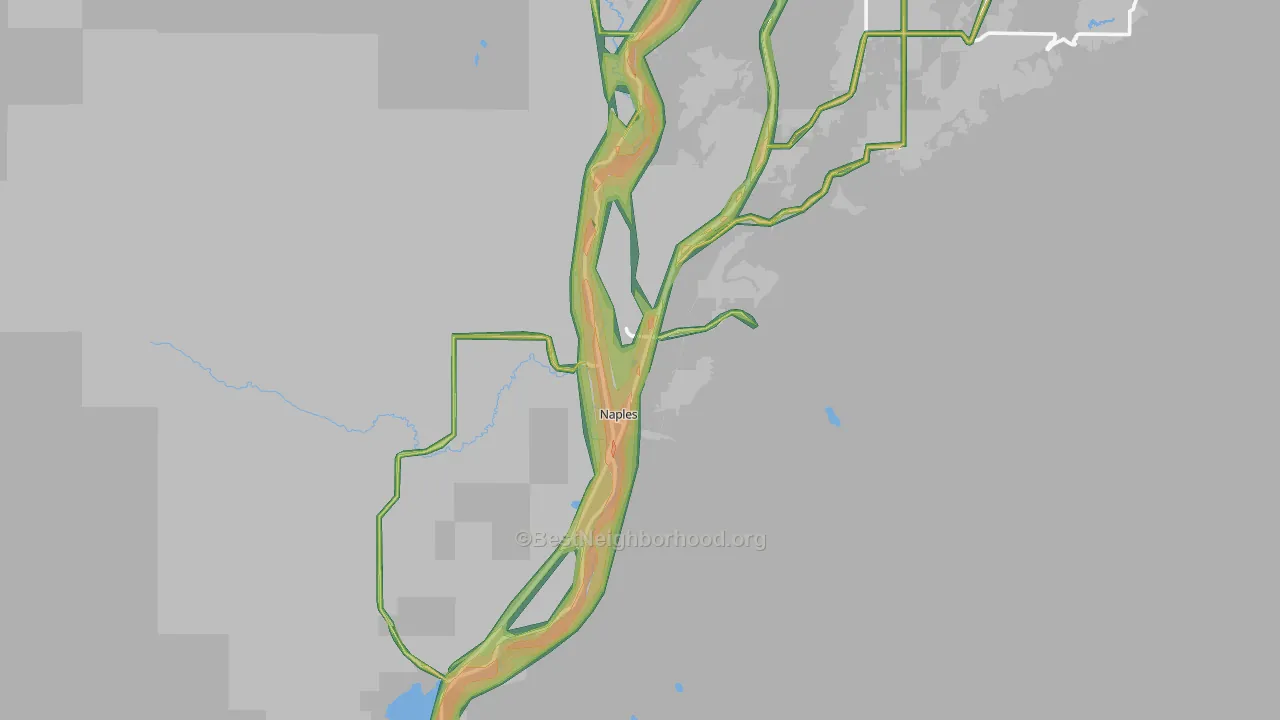 83847, ID Map of Noise Levels in 83847