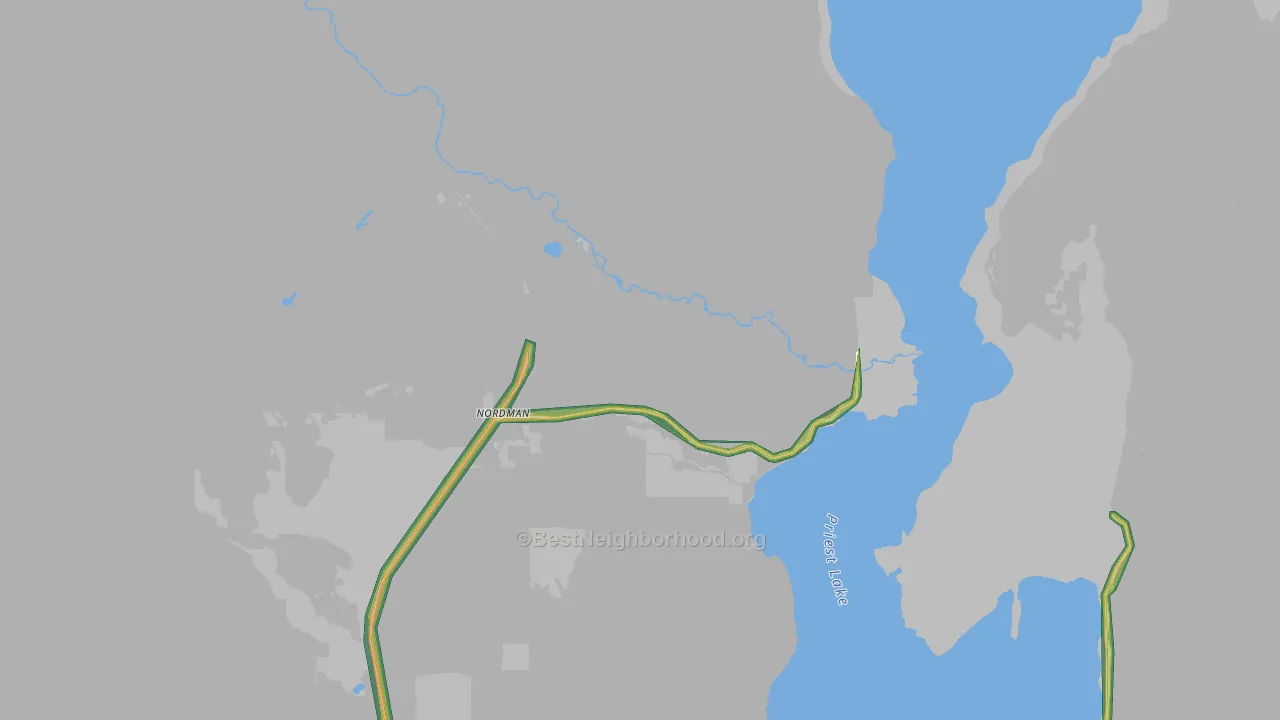 83848, ID Map of Noise Levels in 83848