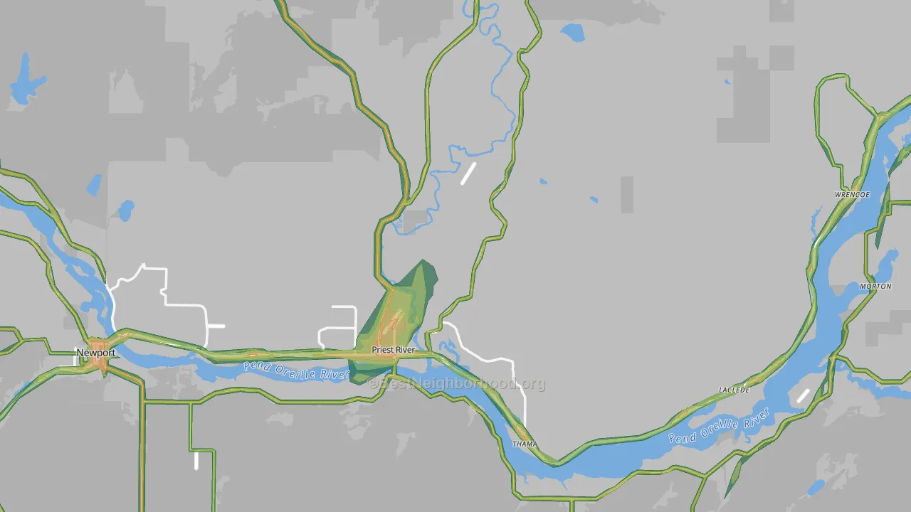 83856, ID Map of Noise Levels in 83856