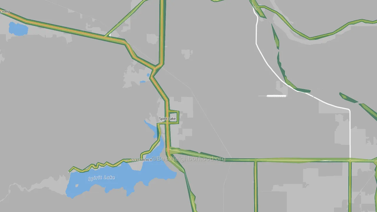 83869, ID Map of Noise Levels in 83869