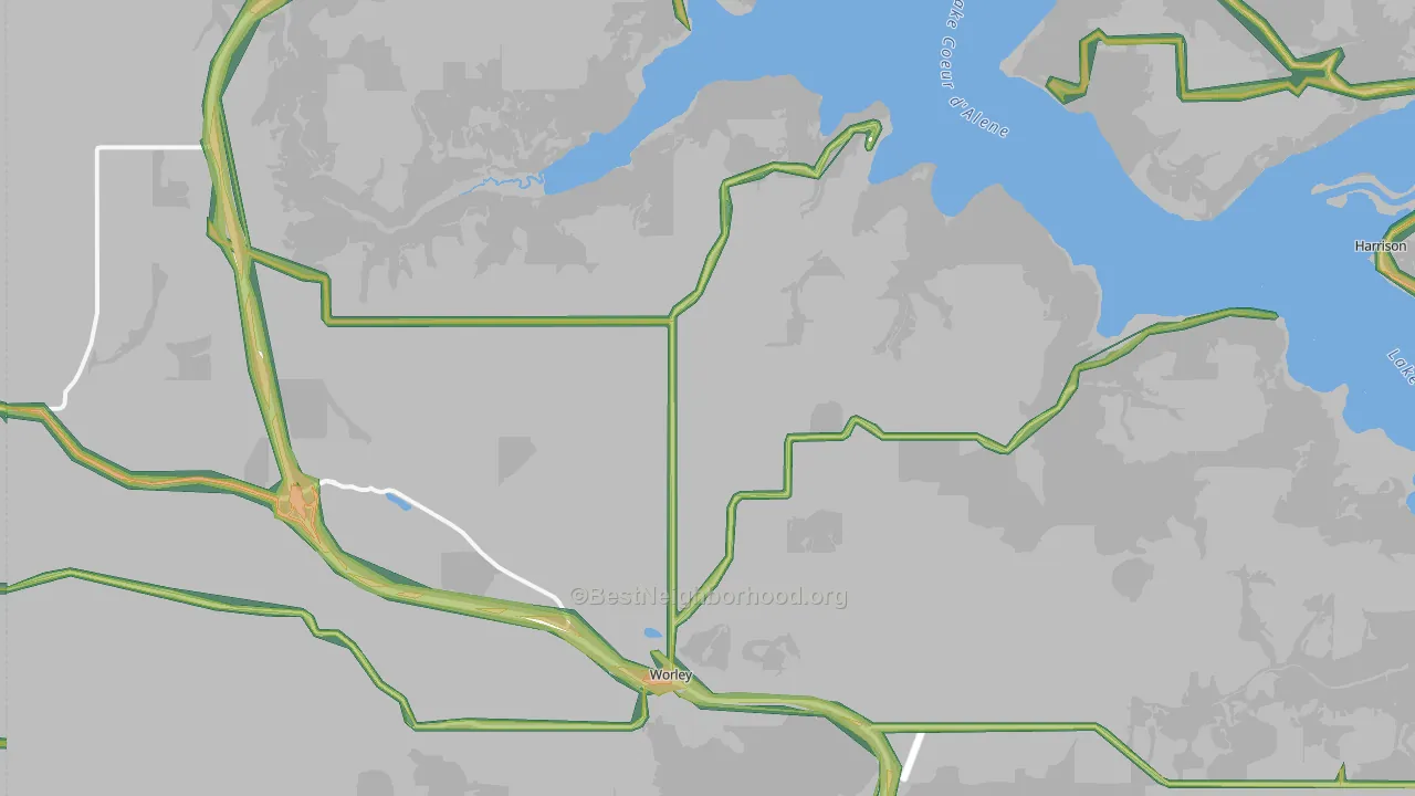 83876, ID Map of Noise Levels in 83876