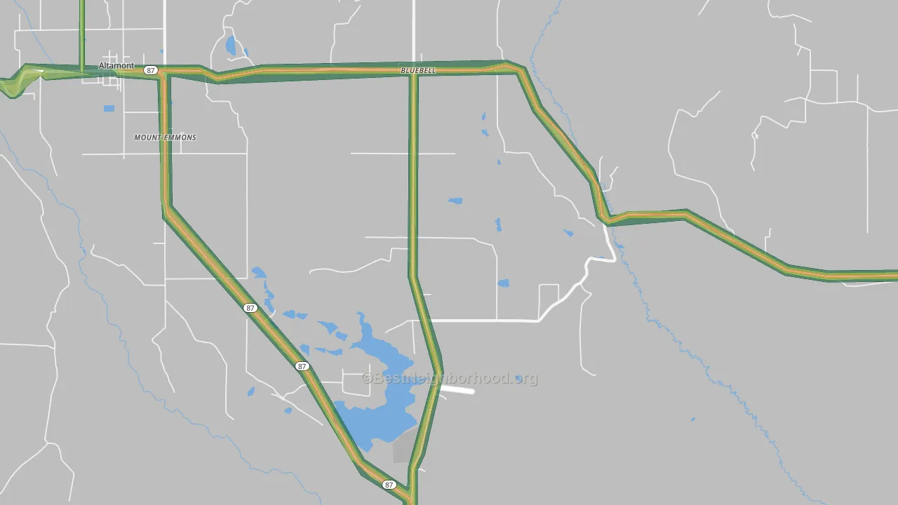 84007, UT Map of Noise Levels in 84007