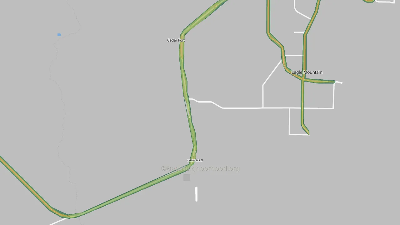 84013, UT Map of Noise Levels in 84013