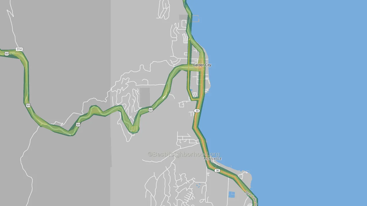 84028, UT Map of Noise Levels in 84028
