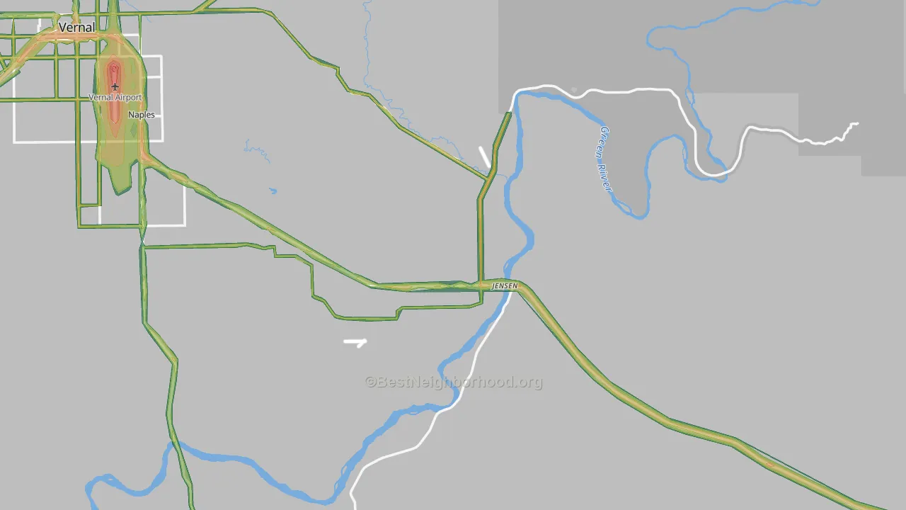 84035, UT Map of Noise Levels in 84035