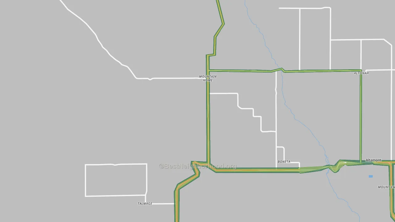 84051, UT Map of Noise Levels in 84051