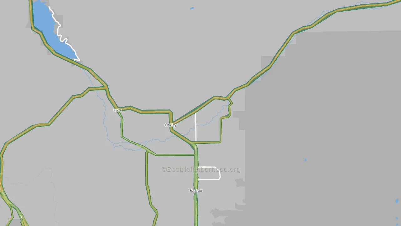 84055, UT Map of Noise Levels in 84055
