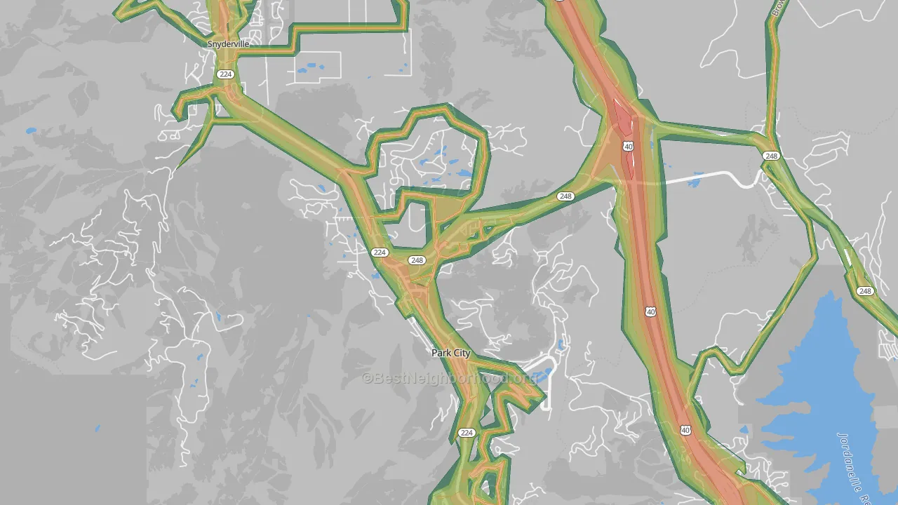 84060, UT Map of Noise Levels in 84060
