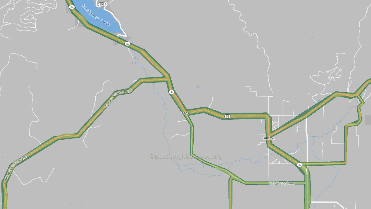 84061, UT Map of Noise Levels in 84061