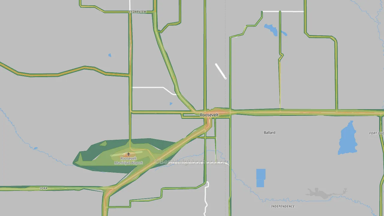 84066, UT Map of Noise Levels in 84066