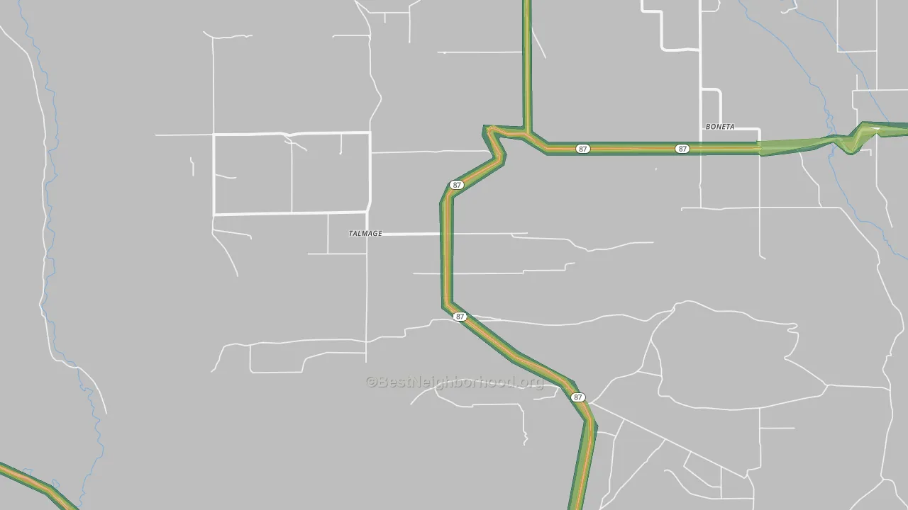 84073, UT Map of Noise Levels in 84073