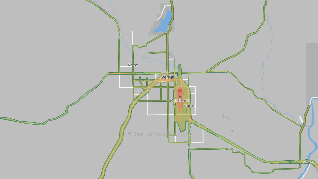 84078, UT Map of Noise Levels in 84078