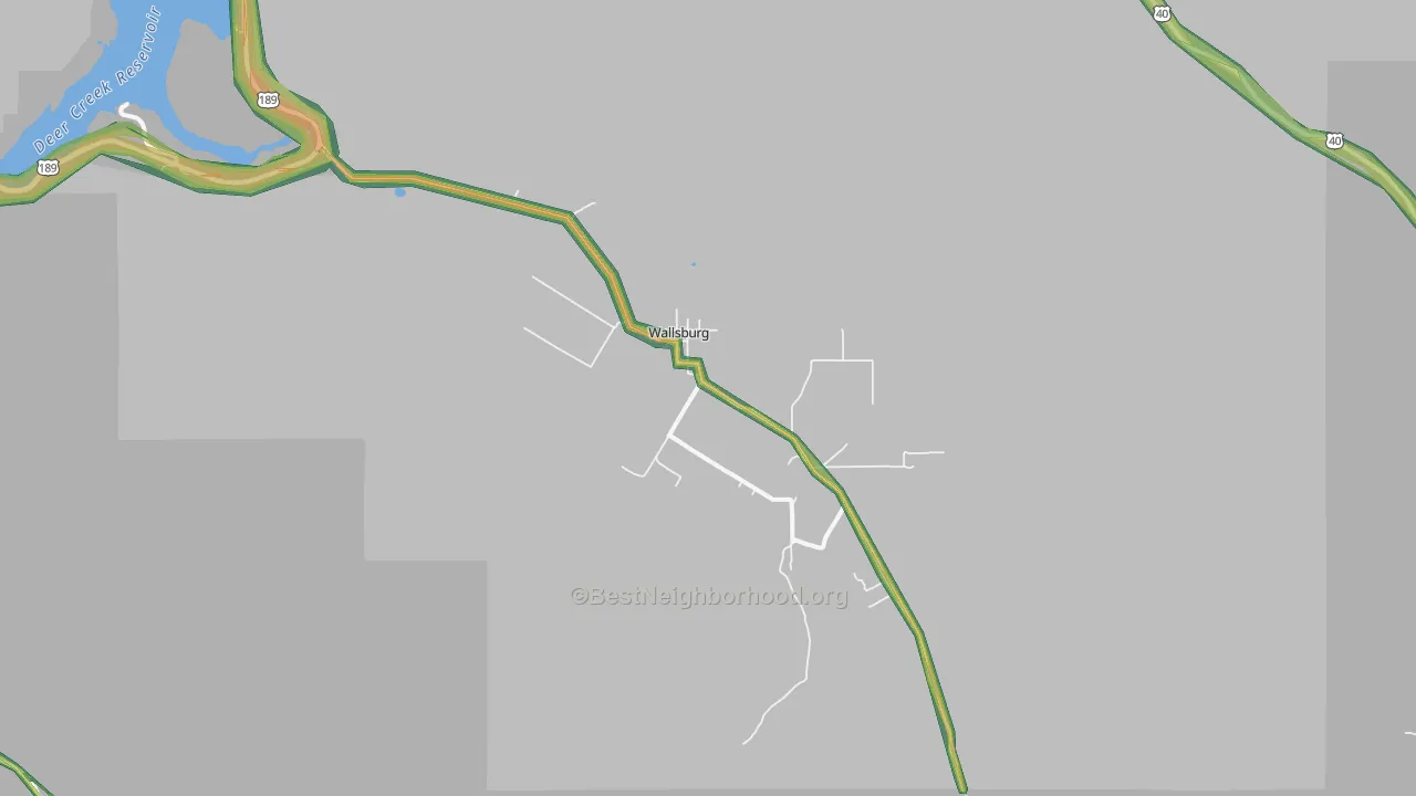 84082, UT Map of Noise Levels in 84082