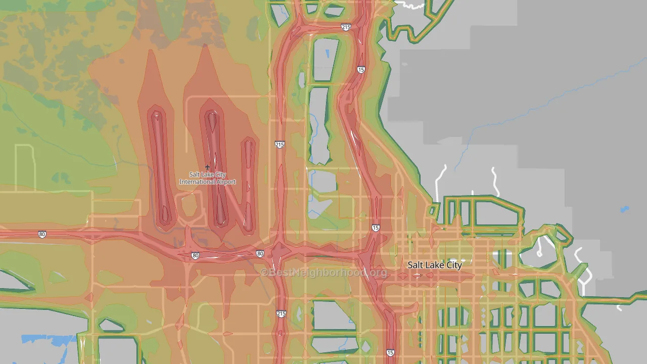 84116, UT Map of Noise Levels in 84116