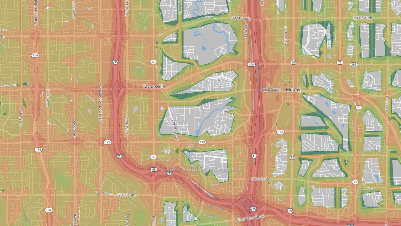 84123, UT Map of Noise Levels in 84123