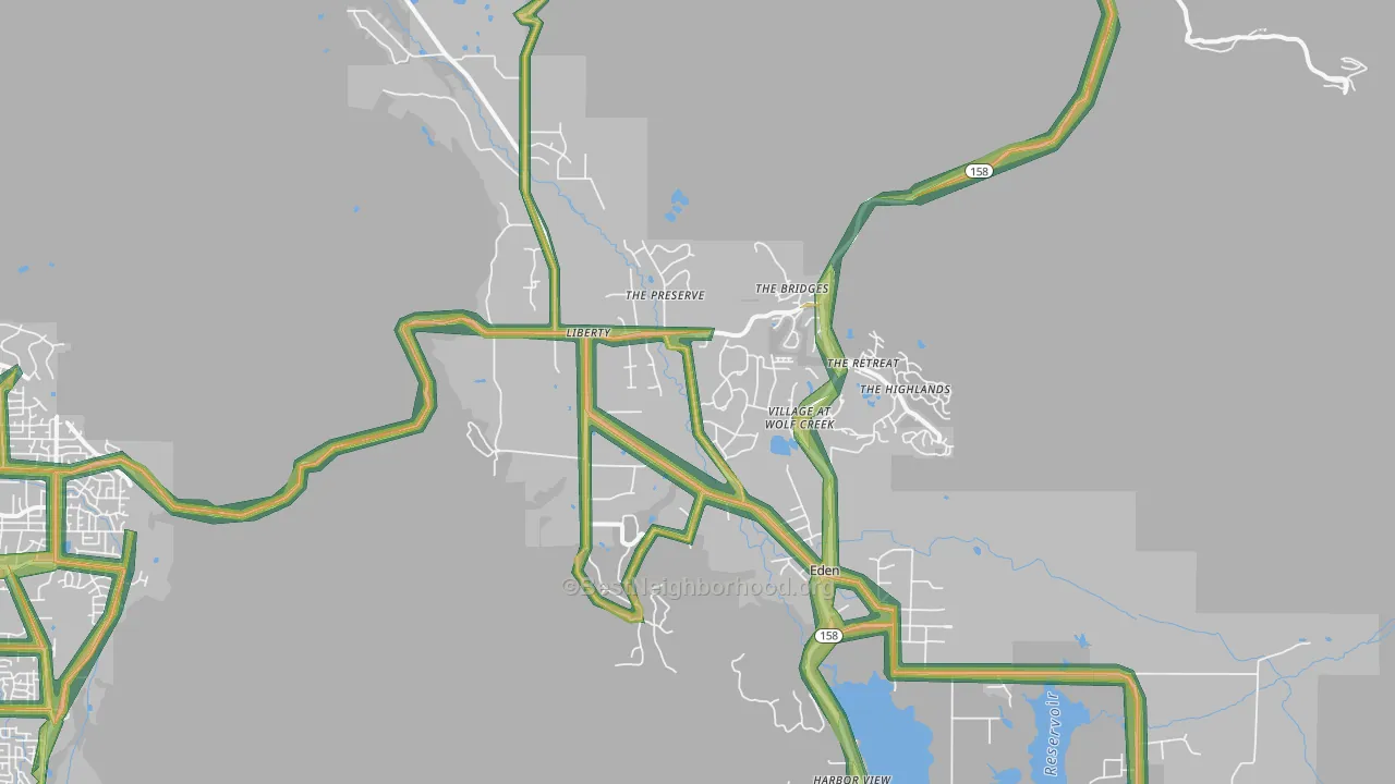 84310, UT Map of Noise Levels in 84310