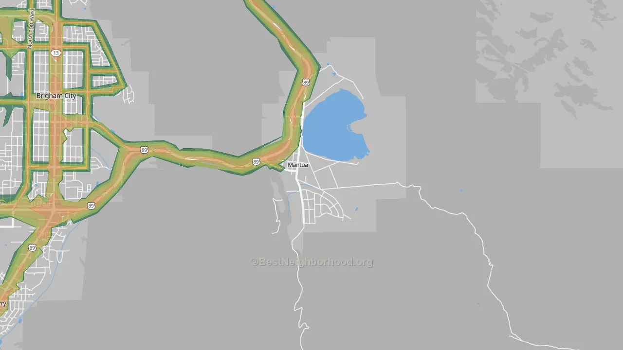 84324, UT Map of Noise Levels in 84324