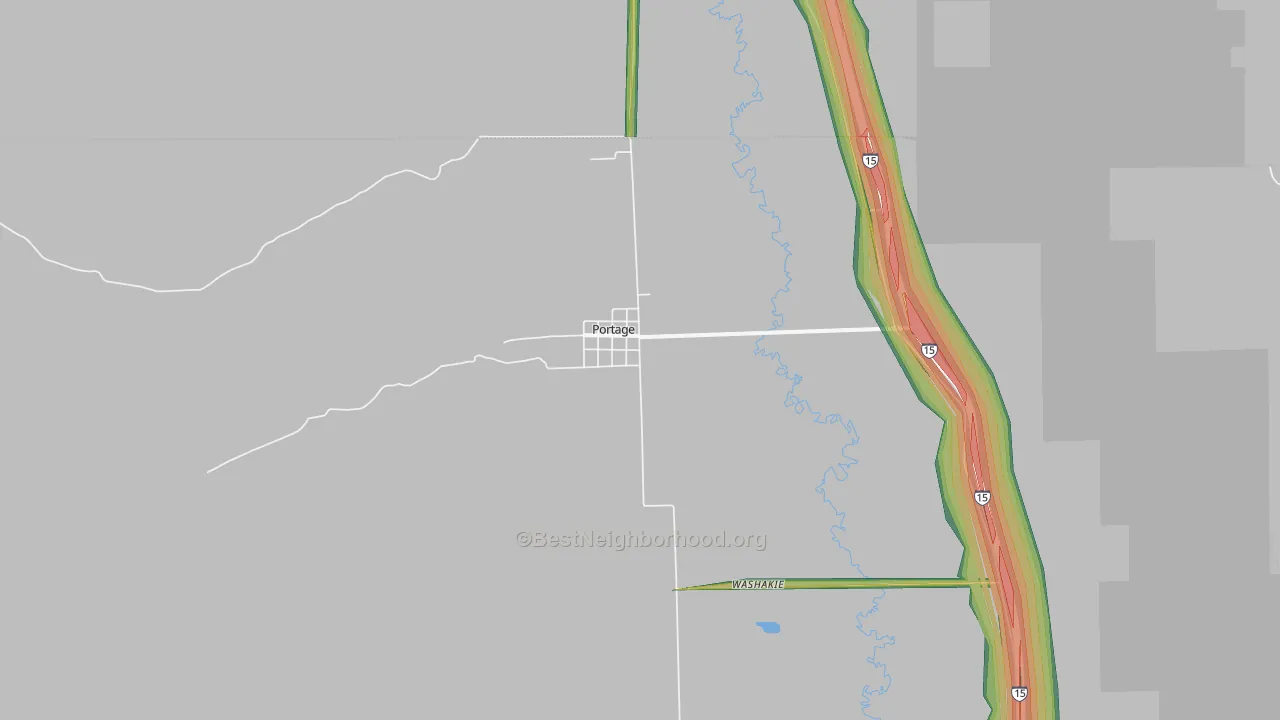 84331, UT Map of Noise Levels in 84331