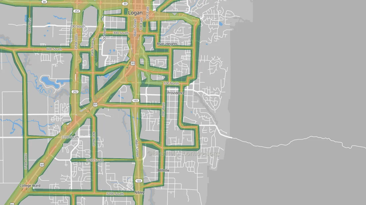84332, UT Map of Noise Levels in 84332