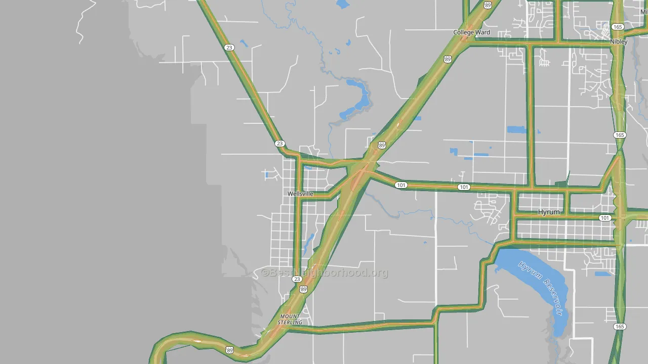 84339, UT Map of Noise Levels in 84339