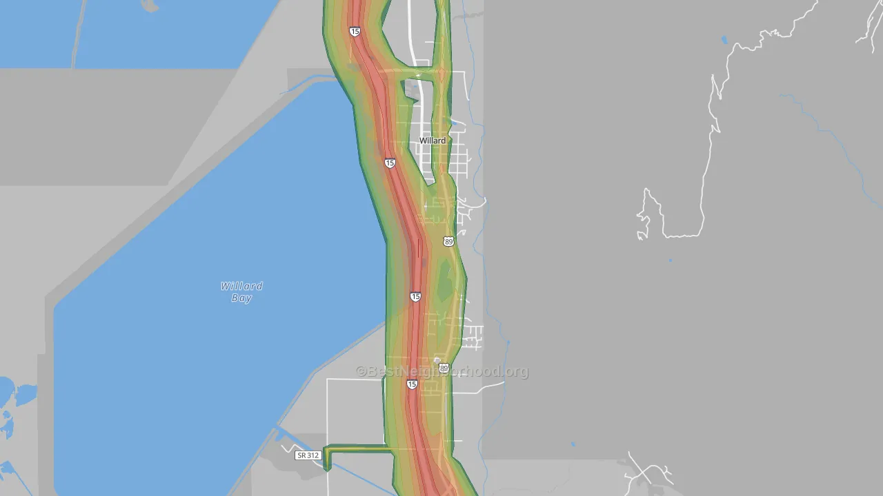84340, UT Map of Noise Levels in 84340
