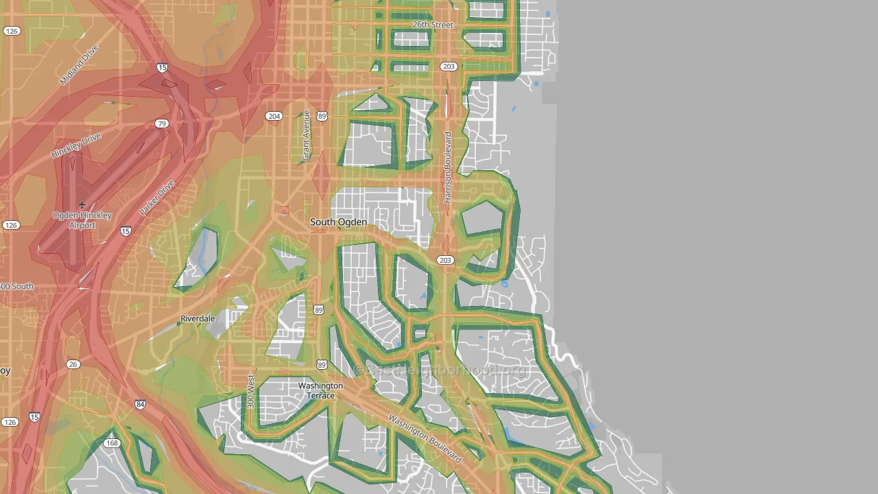 84403, UT Map of Noise Levels in 84403