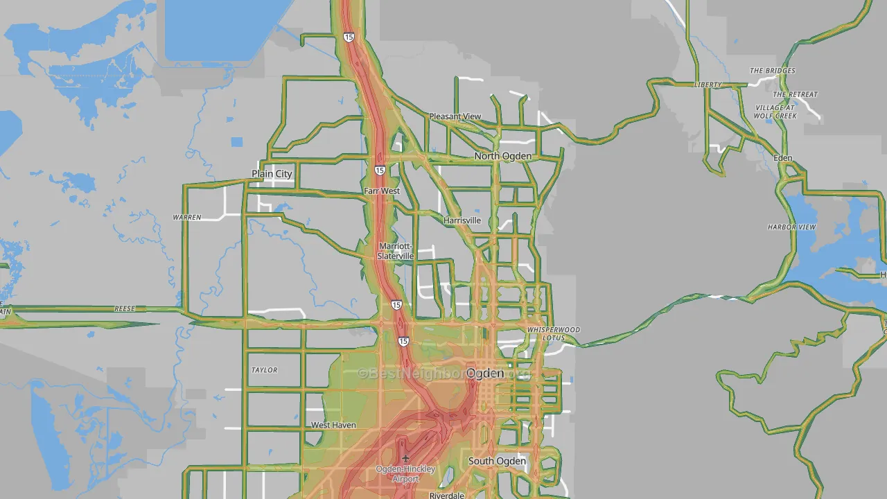 84404, UT Map of Noise Levels in 84404