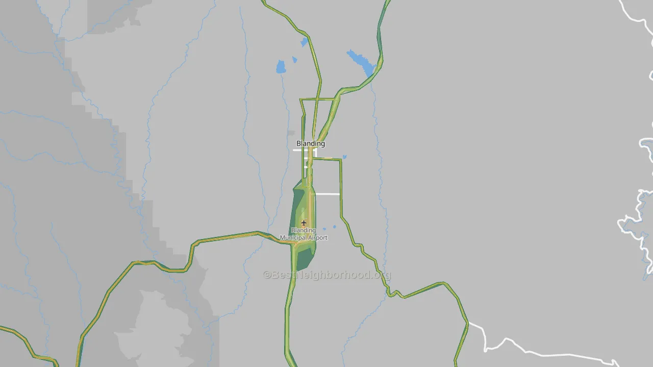 84511, UT Map of Noise Levels in 84511