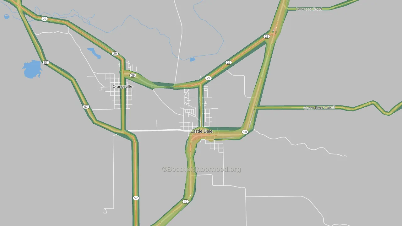 84513, UT Map of Noise Levels in 84513