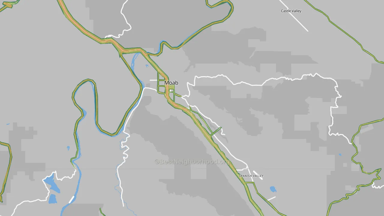 84532, UT Map of Noise Levels in 84532