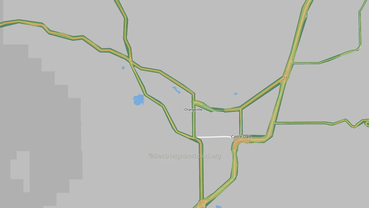 84537, UT Map of Noise Levels in 84537