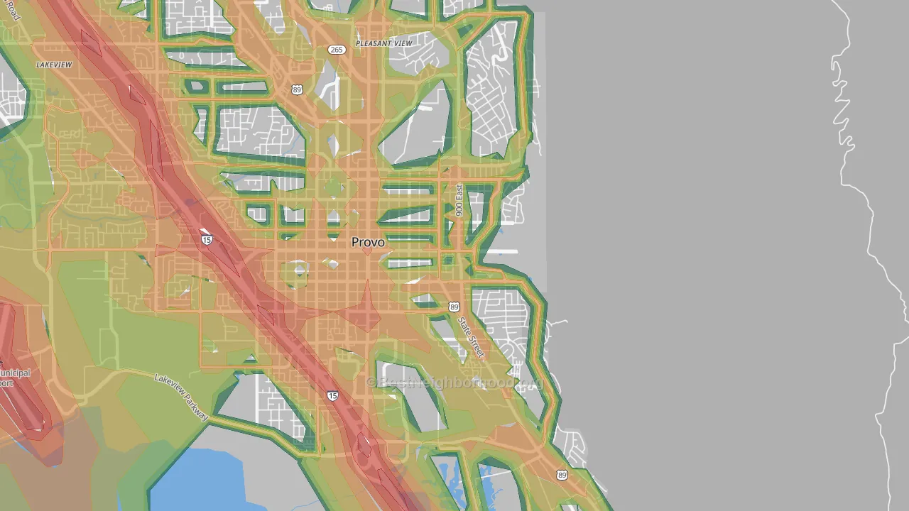 84606, UT Map of Noise Levels in 84606
