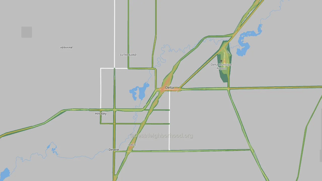 84624, UT Map of Noise Levels in 84624