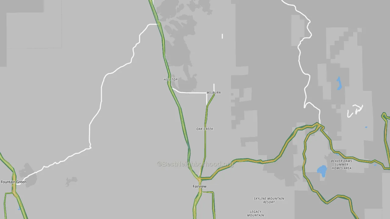 84629, UT Map of Noise Levels in 84629