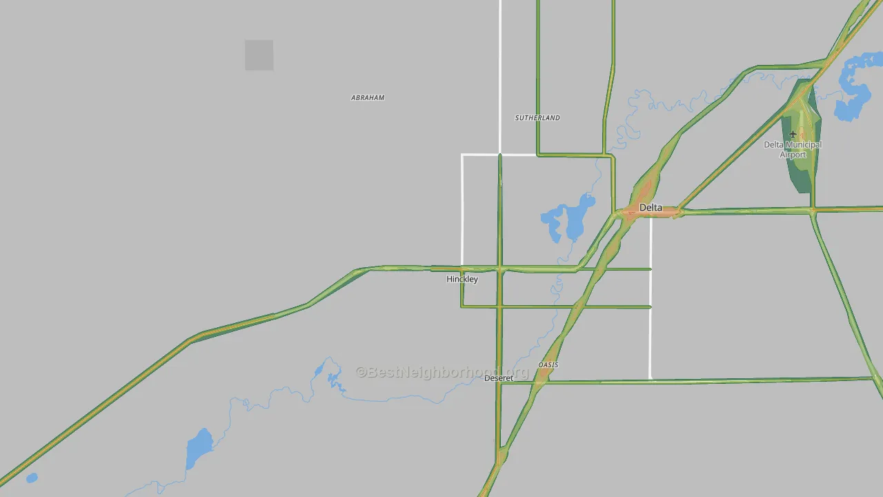 84635, UT Map of Noise Levels in 84635