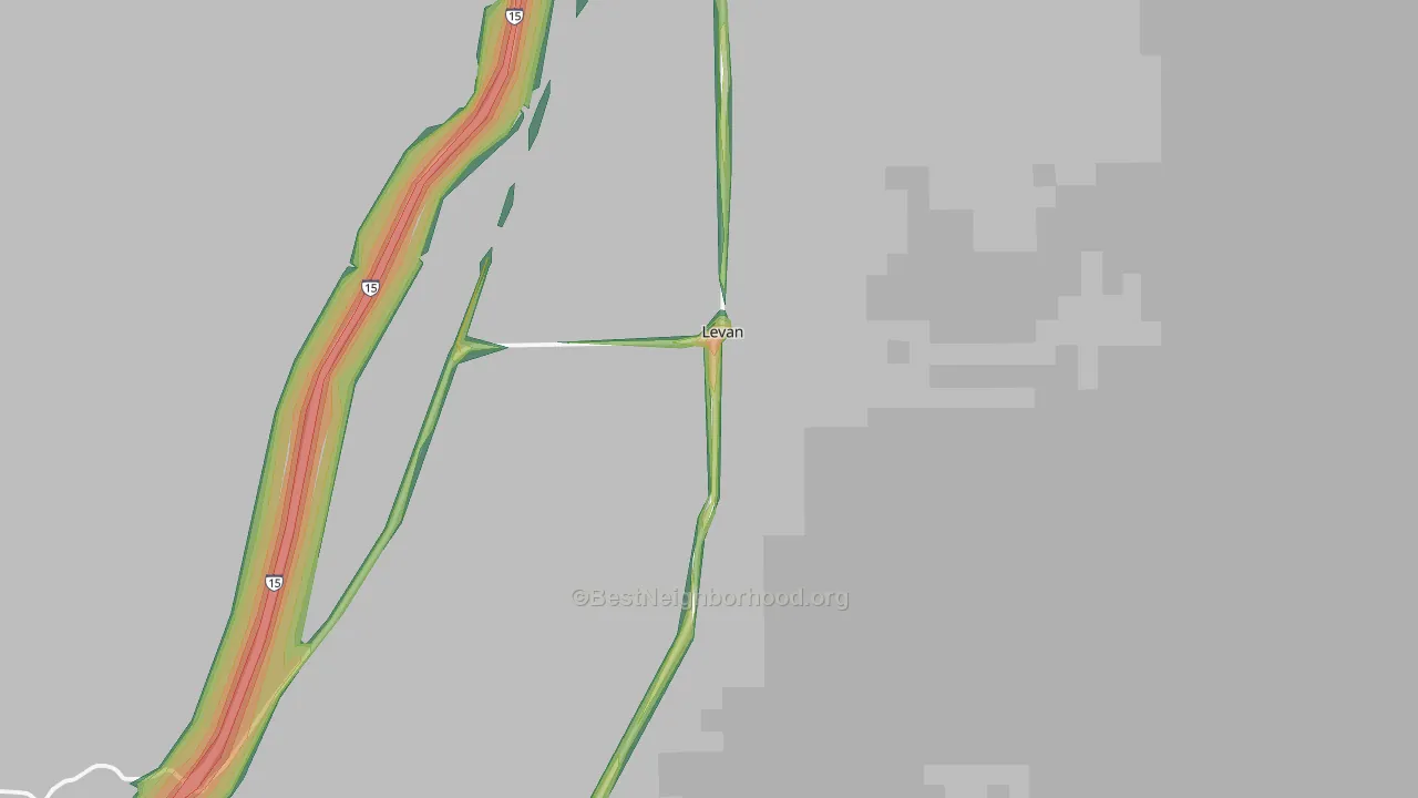 84639, UT Map of Noise Levels in 84639