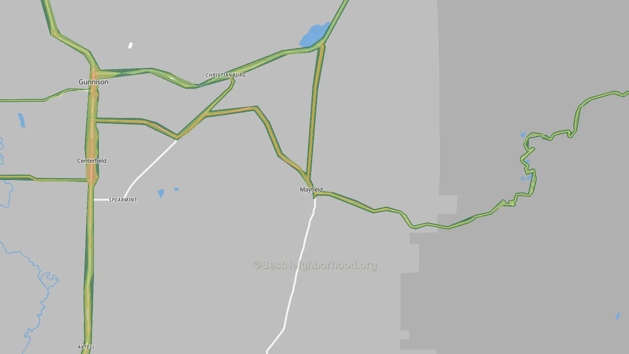 84643, UT Map of Noise Levels in 84643
