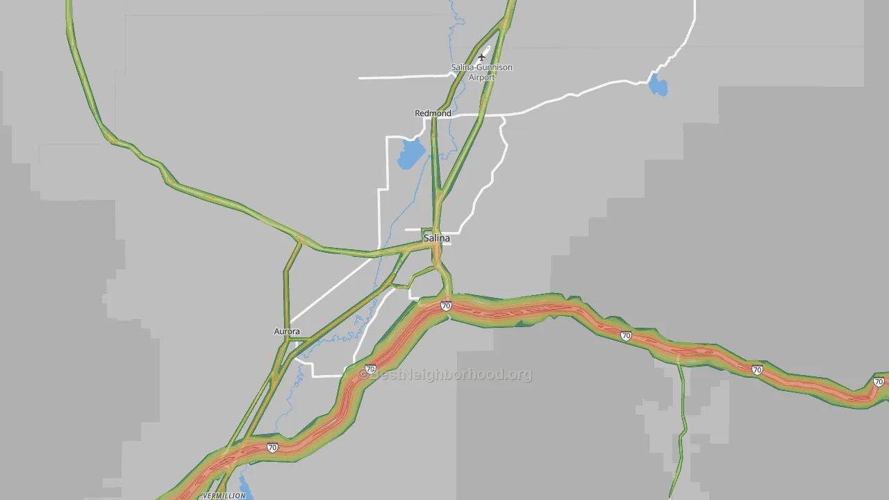 84654, UT Map of Noise Levels in 84654